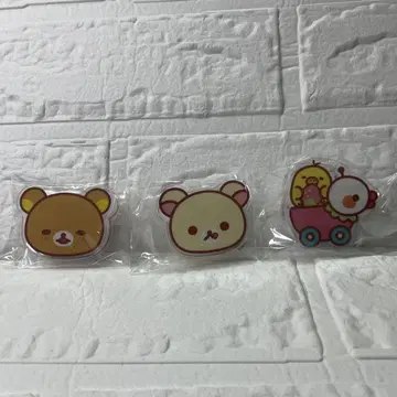 리락쿠마 클립 마스코트 컬렉션 3개 세트 코리락쿠마 산엑스