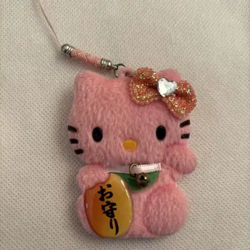 헬로키티 봉제 인형 스트랩
