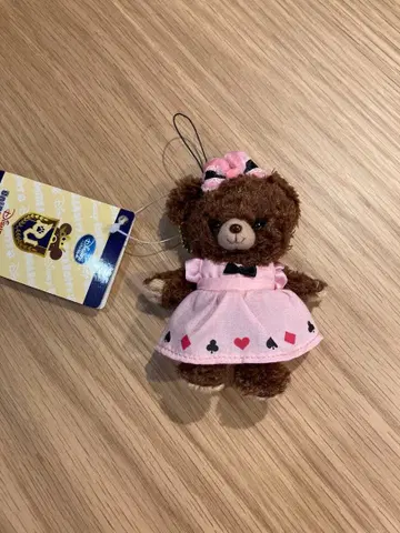 [택 포함 새상품] 유니베어시티 배지 부착 마스코트 키링 디즈니 앨리스