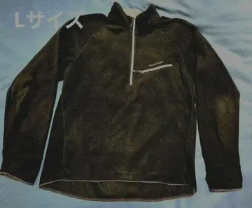 [ L ] 몽벨 하프 지퍼 플리스 자켓 크리마플러스