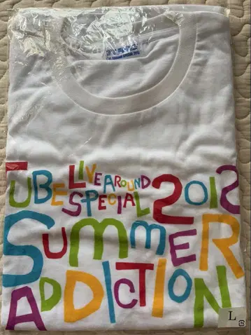 TUBE SUMMER ADDICTION 2012 티셔츠 L 사이즈