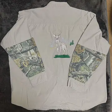 Cabela's 밀리터리 셔츠 자수 리얼트리 used 아웃도어