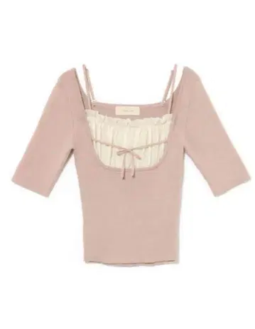 ANDMARY Mew frill tops beige