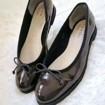 MARGARET HOWELL 다크 브라운 발레 슈즈 22.5
