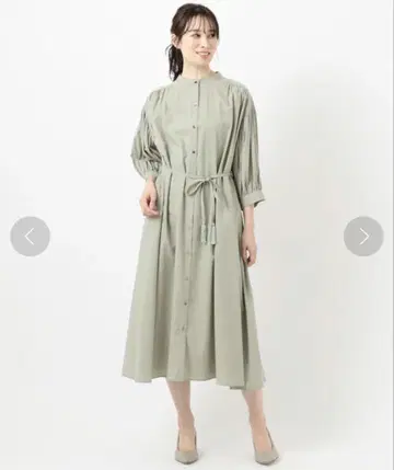 any SIS [ aube ] 코튼 레이온 카프탄 원피스