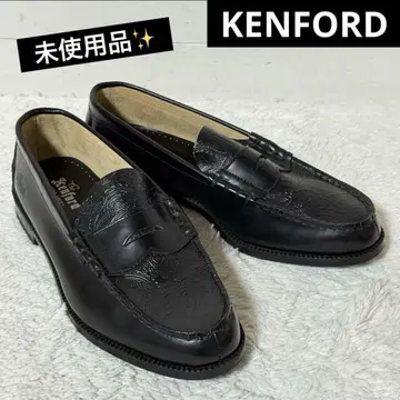 KENFORD 미사용 블랙 페이즐리 로퍼