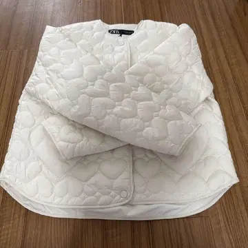 ZARA 하트 퀼팅 자켓