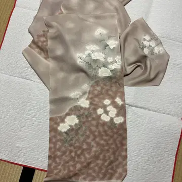 호몬기 옷감 베이지 계열 교토 에리젠