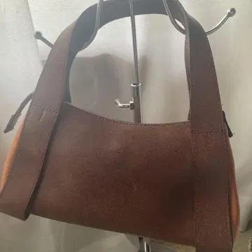 B.stuff 가죽 숄더백 브라운 오렌지