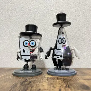 새상품 밥&패트릭 스펀지밥 CLOWN 피규어 할로윈