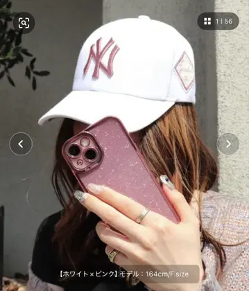 MLB 코리아 다이아몬드 자수 로고 패치 볼캡