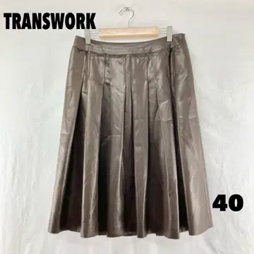 W0542T TRANSWORK 미디 스커트