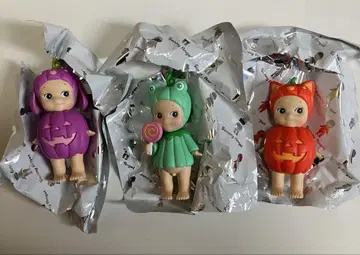 소니 엔젤 펌킨 패치 3개 세트 래빗 프로그 캣