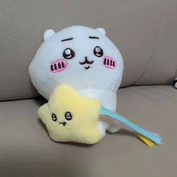 새상품급 택 없음 치이카와 토끼 하치와레 별똥별 마스코트 키링