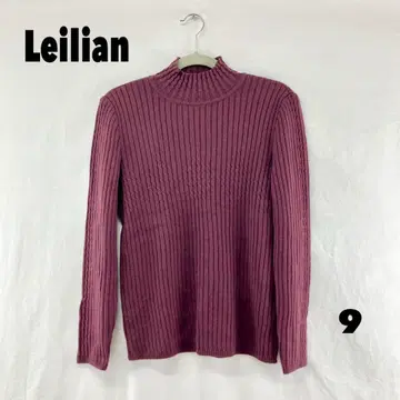 W0548T Leilian 하이넥 스웨터
