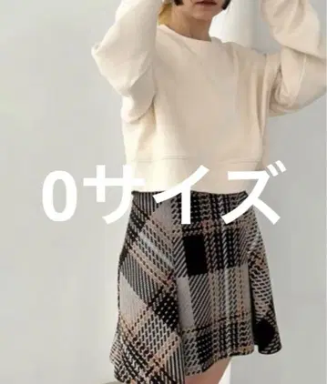 [ 미사용 새상품 ] SNIDEL 로빙 체크 미니 스커트
