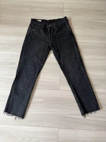 Levi's 블랙 스트레이트 데님 W29 L32