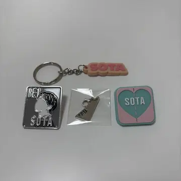 BE:FIRST 소우타 핀즈 키체인 참 세트