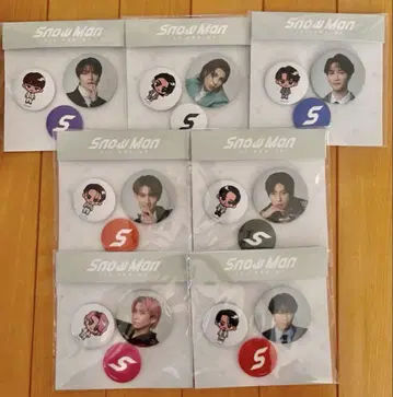 Snow Man 1st POP-UP 캔뱃지