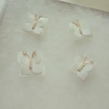 헤드 액세서리 나비 헤어핀