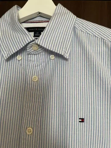 TOMMY HILFIGER 스트라이프 버튼다운 셔츠