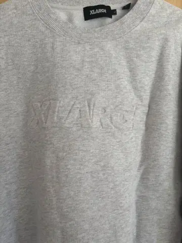 XLARGE 그레이 맨투맨 트레이닝복
