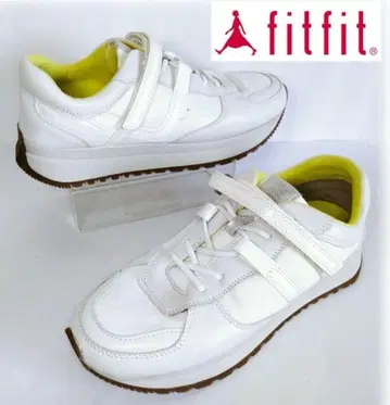 착용감 fitfit 아나토믹 레이스 스니커즈 화이트 24cm
