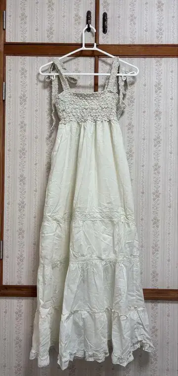 구제 의류 리메이크 트위드 리본 티어드풍 원피스