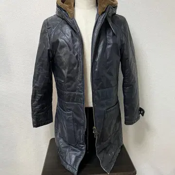 ABAHOUSE 아바하우스 가죽 후드 부착 자켓 L 사이즈