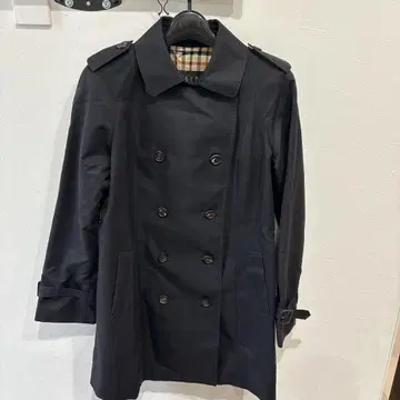 DAKS 트렌치코트 블랙