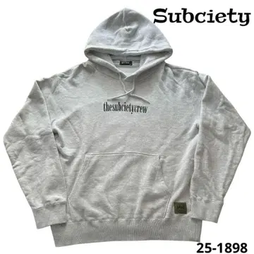 Subciety 서브사이어티 로고 자수 후드티 M 사이즈