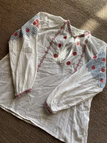 데님 앤 서플라이 멕시칸 틱 셔츠 블라우스 귀성을 위해 내일까지 발송