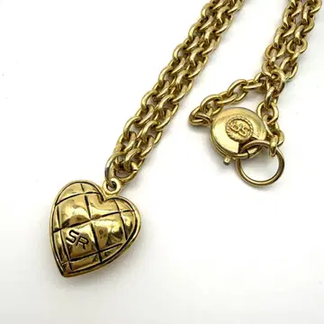 SONIA RYKIEL 소니아 리키엘 골드 하트 목걸이