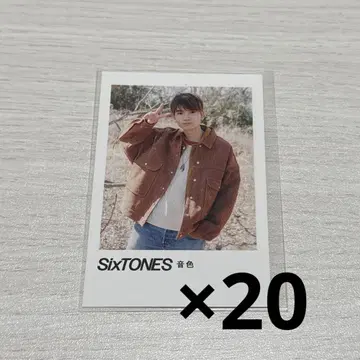 타카우치 유고 SixTONES 음색 폴라로이드풍 카드