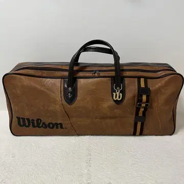 Wilson 대형 테니스 라켓 백 PVC 가죽