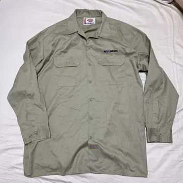 Dickies 워크 셔츠 X-LARGE 카키