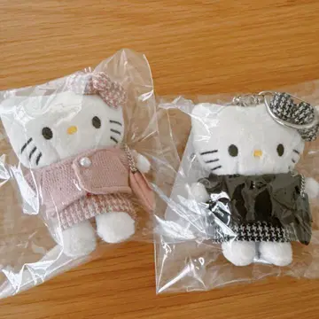 로리즈팜 키티 토이 키링 봉제 인형 참