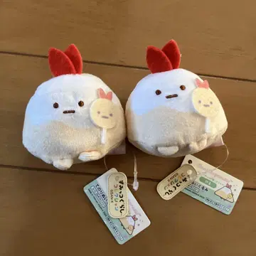 스미코구라시 테노리 봉제 인형 천사 에비텐 아이돌 야마 2개 세트