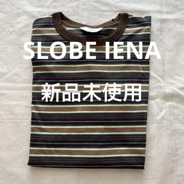 [미사용 새상품] SLOBE IENA 멀티 보더 TEE