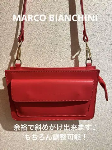 MARCO BIANCHINI 마르코 비앙키니 숄더백 레드 빨간색