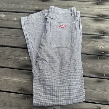 단톤 하운드투스 체크 패턴 팬츠 사이즈 38