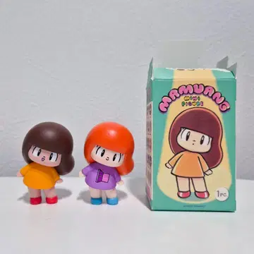 마무안짱 미니 피규어 2체 세트