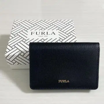 FURLA 블랙 명함지갑