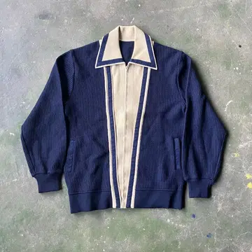 70s 니트 가디건 자켓