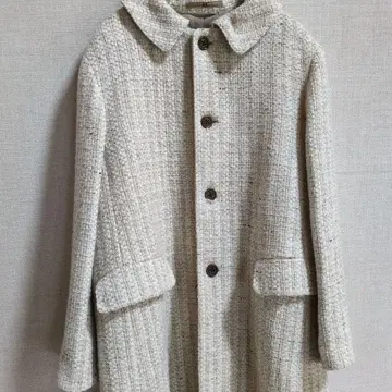 45R 트위드 울 코트