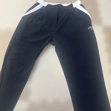 Callaway 여성 팬츠 블랙 화이트 악센트