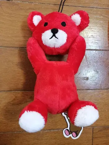 컨트롤 베어 빨간색 곰 봉제 인형