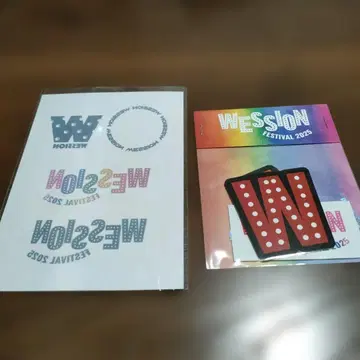 WESSION WEST. 페스티벌 굿즈 플렉 스티커 타투 스티커