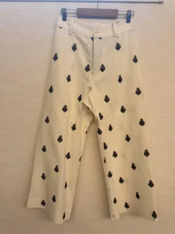 ZARA 자수 와이드 팬츠 XS 미사용품