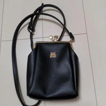 MARY QUANT 블랙 숄더백